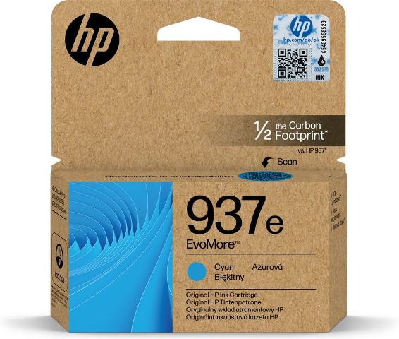 HP 937E High Capacity Cyan Ink Cartridge - 4S6W6NE (HP 937E)