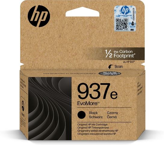 HP 937E High Capacity Black Ink Cartridge - 4S6W9NE (HP 937)