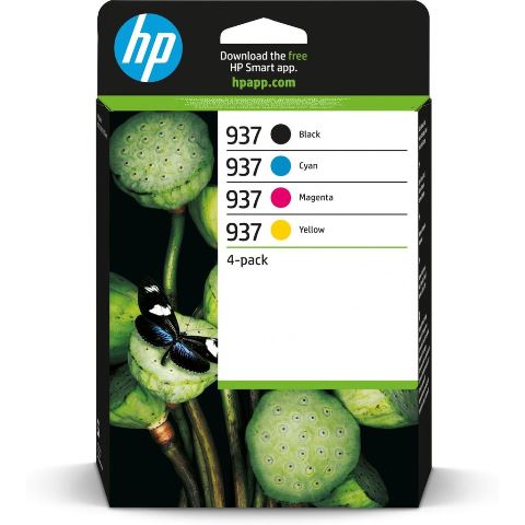 HP 937 Standard Capacity Ink Cartridge Multipack - 6C400NE (HP 937)