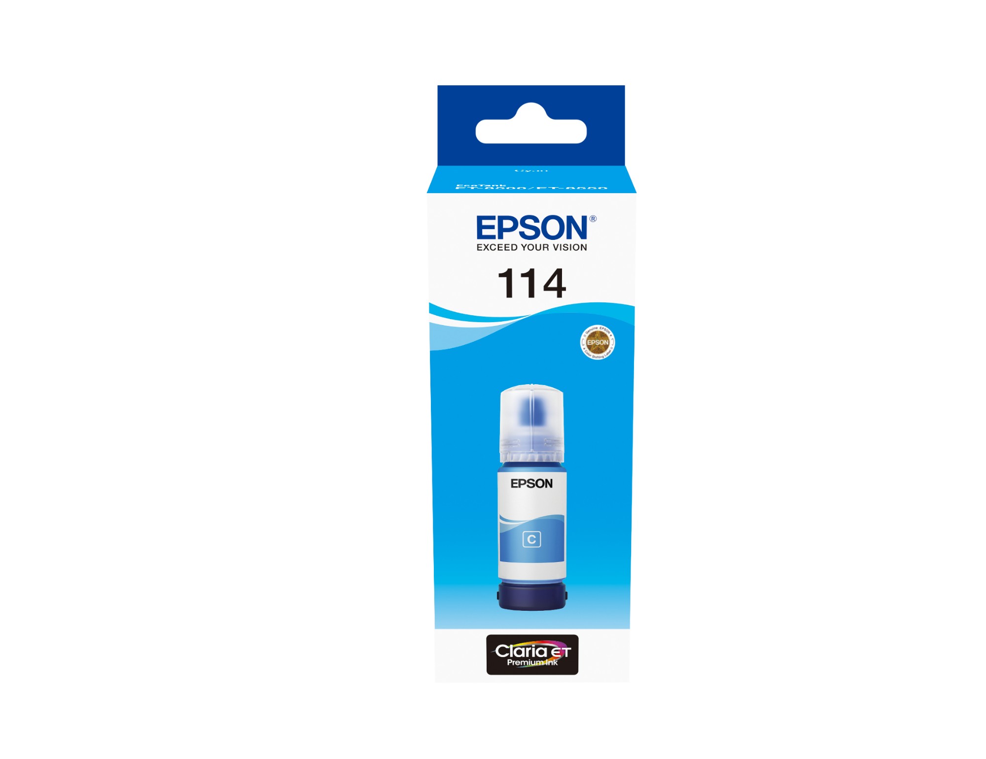 Epson 114 Ecotank Cyan Ink Bottle - T07B2