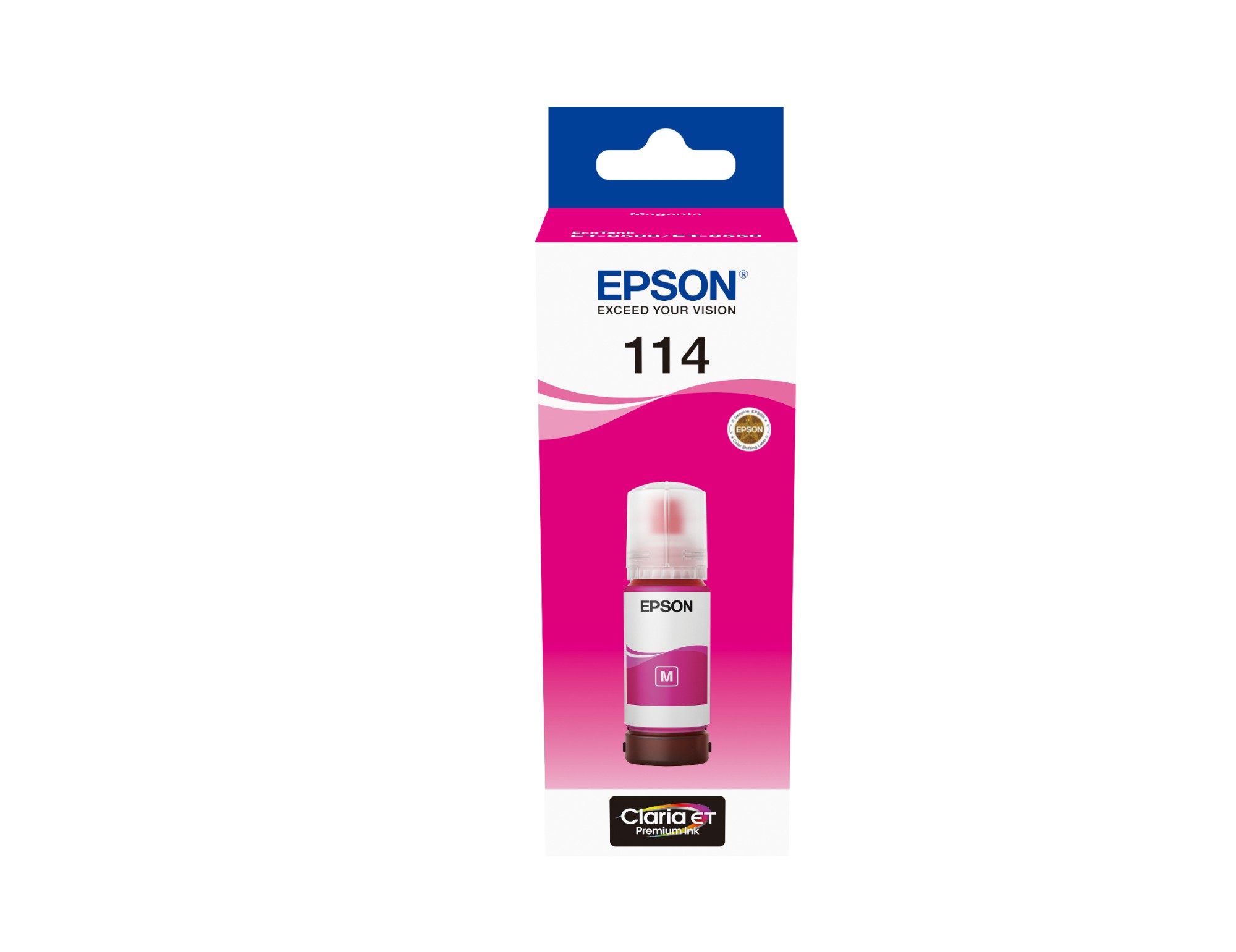 Epson 114 Ecotank Magenta Ink Bottle - T07B3