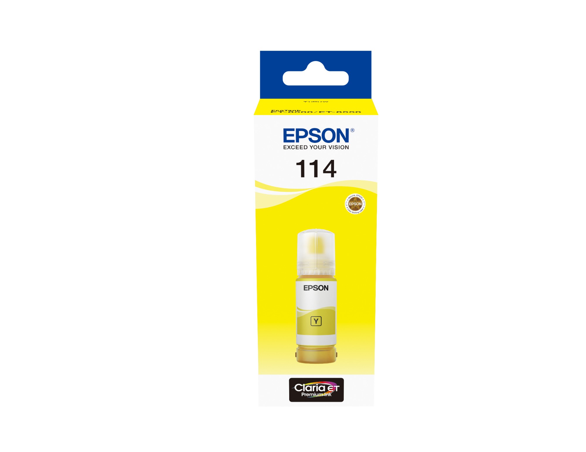 Epson 114 Ecotank Yellow Ink Bottle - T07B4