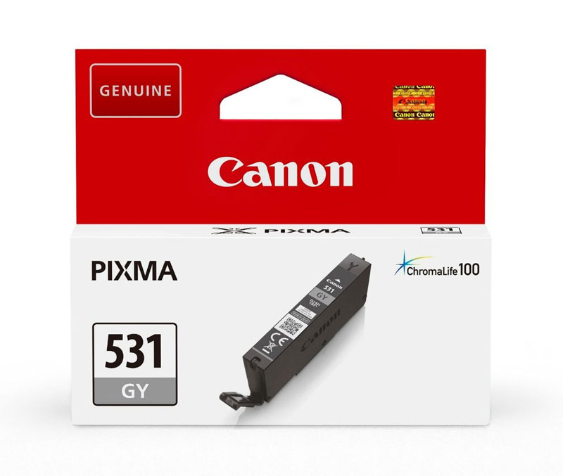 Canon 531 Gray Ink Cartridge - CLI 531GY, 8.2ml