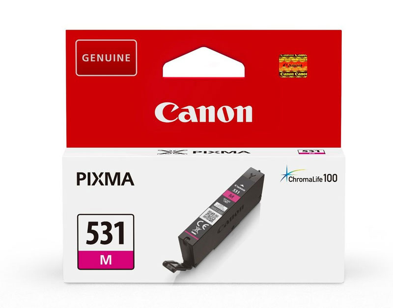 Canon 531 Magenta Ink Cartridge - CLI 531M, 8.2ml (CLI-531M)